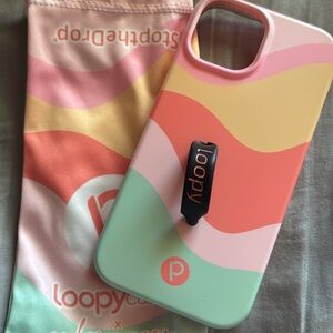 Loopy Case Pastel Wave iPhone 15 Case